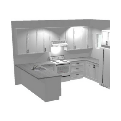 U-Shaped Kitchen